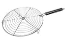 Tabakh Stainless Steel Round Papar Roast and Toast Strainer, Papad Jali
