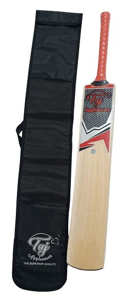 Taj Premium Kashmiri Willow Cricket Bat for Hard Tennis Ball