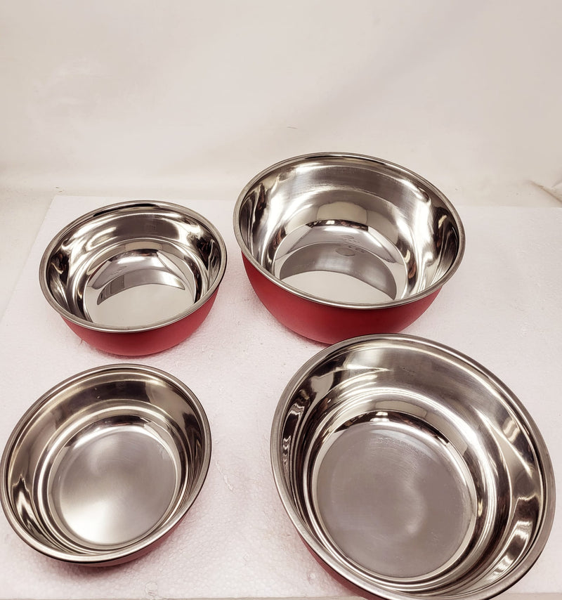 Tabakh Stainless Steel Bowls Set 4pcs