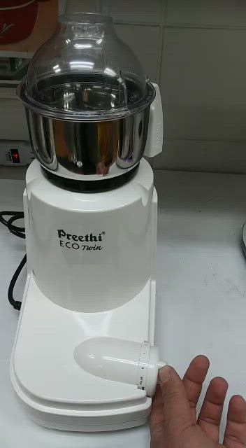  Preethi Eco Plus Mixer Grinder 110-Volt for use in USA/Canada,  white, 3-jar: Home & Kitchen