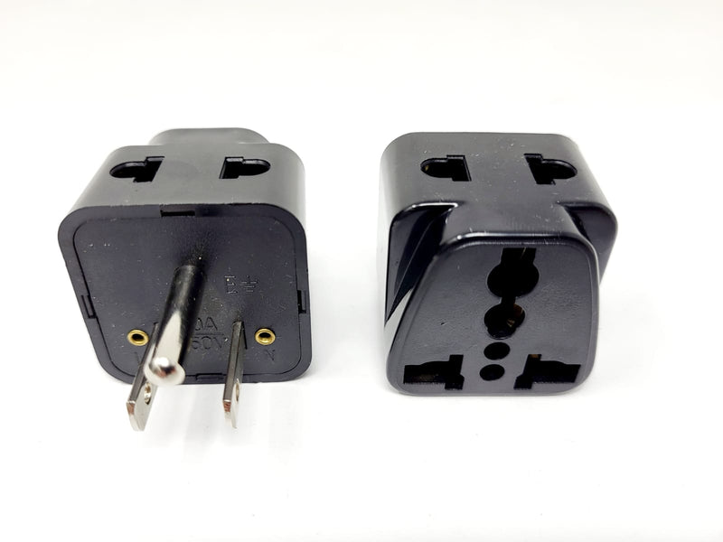 Type B – Ckitze Grounded 2 in 1 Plug Adapter – USA, Canada, Japan