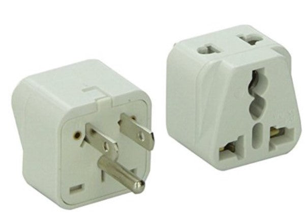 Type B – Ckitze Grounded 2 in 1 Plug Adapter – USA, Canada, Japan