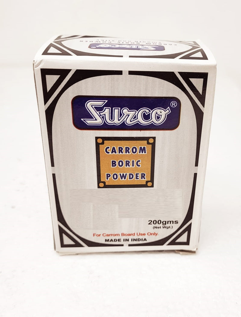Surco Professional Boric Acid Powder for Carrom Board, 200gm