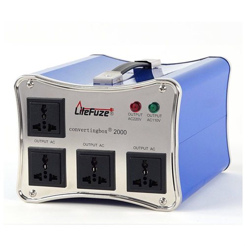LiteFuze Convertingbox 2000 Watts Premium Step Up/Down Voltage