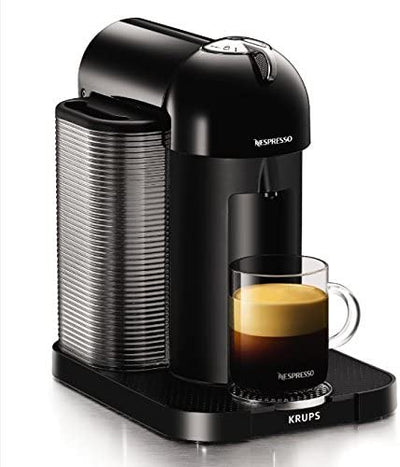 Nespresso Pod Coffee Machine Vertuo Black finish by Krups XN901840