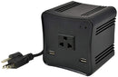 LiteFuze cube 500 watt 110V - 220V Automatic Compact Voltage Transformer with Dual USB Input for iPhone, iPod, & Cellphone Chargers