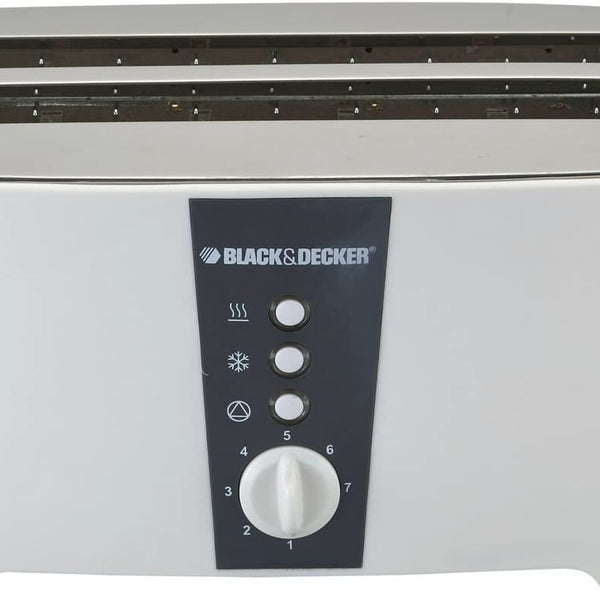 Black+Decker Toaster ET124-B5 White