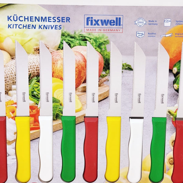 Fixwell 12 Pc Stainless Steel Knife Set Price in India - Buy