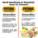 Hawkins FUTURA Q41 NDT33 Nonstick Flat Dosa Tava Griddle, 13 Inches