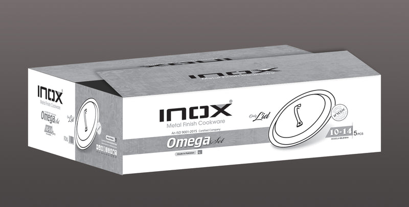 Inox Metal Finished Cookware Omega Set