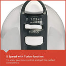 Black+Decker M350-B5 300-Watt Hand Mixer (White/Grey), 220V