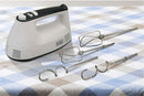 Black+Decker M350-B5 300-Watt Hand Mixer (White/Grey), 220V