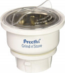 Preethi Blue Leaf Platinum Chutney Jar - 0.4 Liter Grind n Store