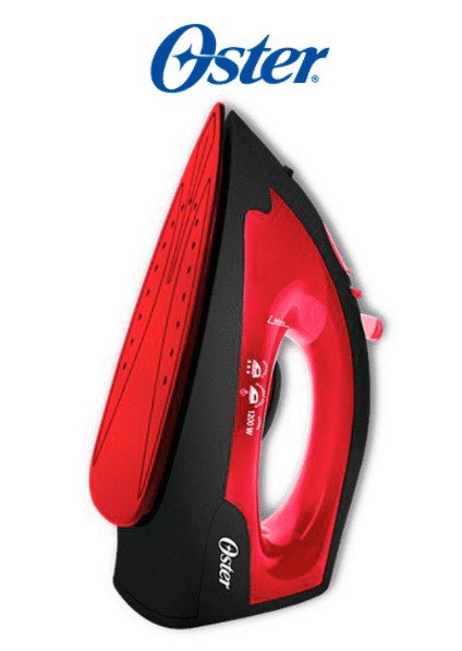 Oster GCSTBS4801R-053 Red 1200-Watt Variable Steam Iron 220 Volts (Not for USA - European Cord)