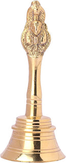 Tabakh 3.5" Hand Held Service Bell 1.5 Inch Diameter - Polished Brass