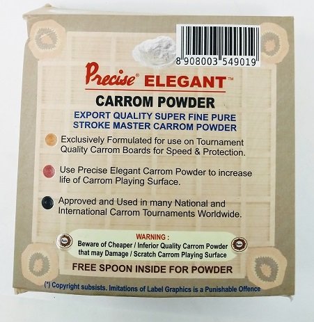 Precise Professional Boric Acid Powder for Carrom Board, 500gm