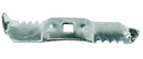 A stainless steel mixer grinder blade with serrated edges.