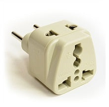 Type C - Ckitze Grounded 2 in 1 Plug Adapter - Europe, Russia, UAE
