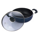 Vinod Non Stick Deep Kadai with Glass Lid 3.1 Liters