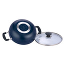 Vinod Non Stick Deep Kadai with Glass Lid 3.1 Liters