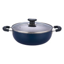 Vinod Non Stick Deep Kadai with Glass Lid 3.1 Liters